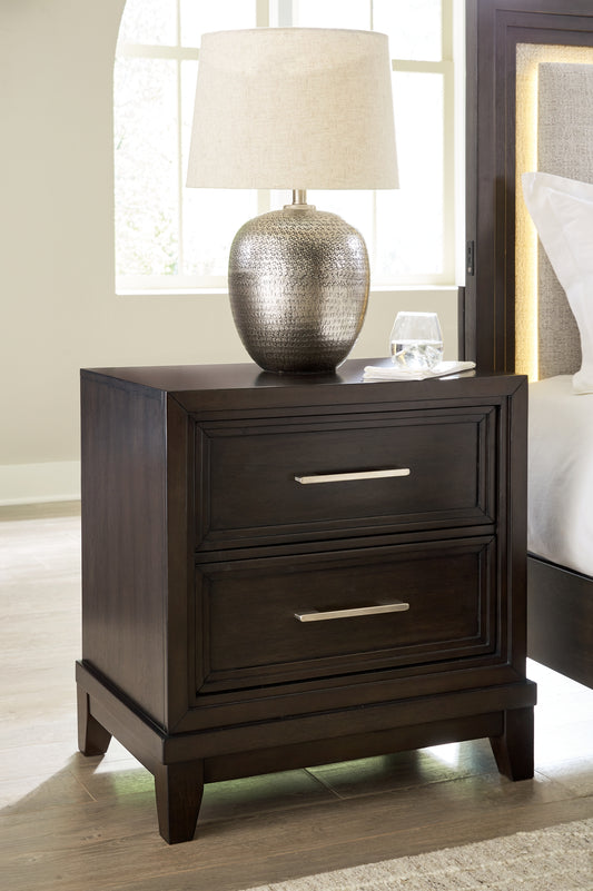 Neymorton Two Drawer Night Stand