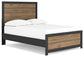 Vertani Full Panel Bed with Mirrored Dresser, Chest and Nightstand