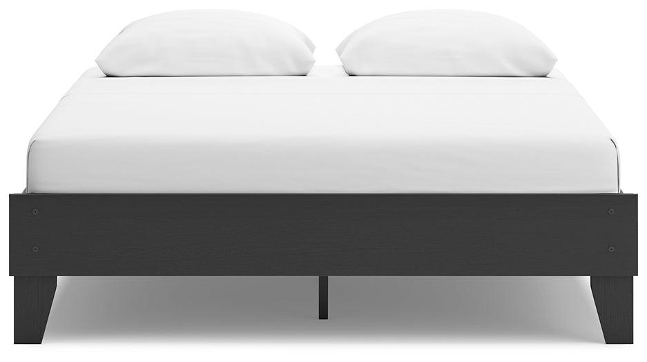 Socalle Queen Platform Bed with Dresser and Nightstand